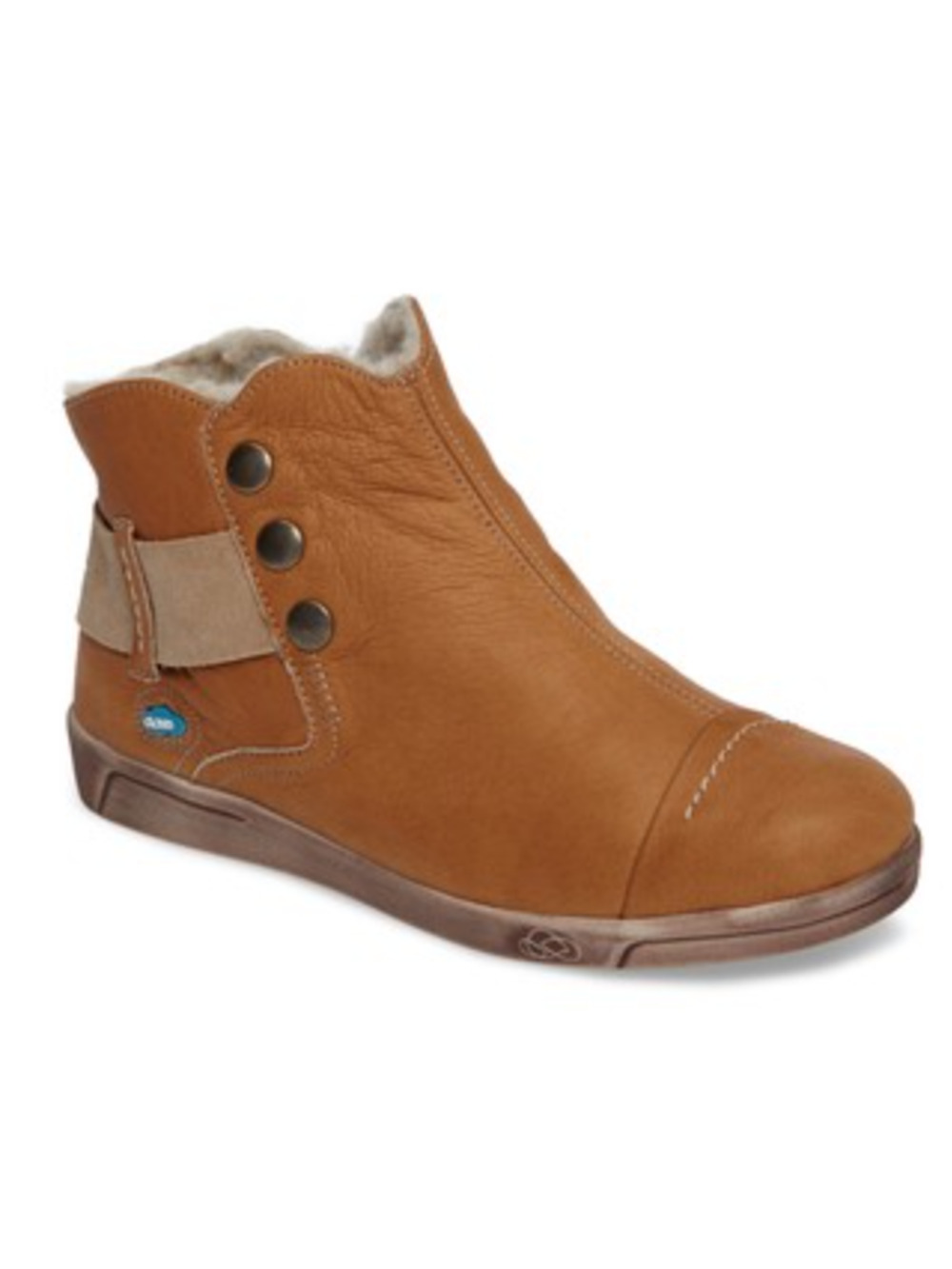 CLOUD Footwear Womens Aline Basic Boots Size 7 EU 38 Tan Leather Wool Lining NIB
